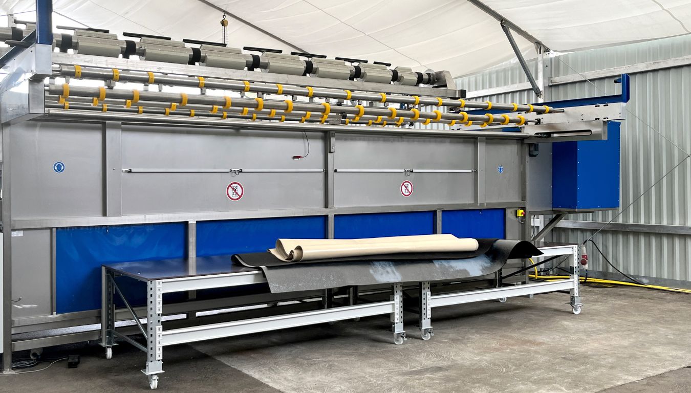 machine à bâche